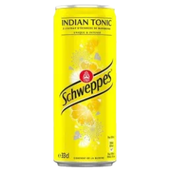 Schweppes Indian Tonic (24 x 33cl Canettes)