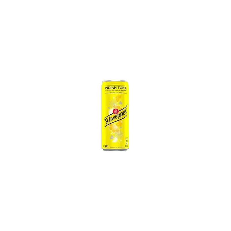 Schweppes Indian Tonic (24 x 33cl Canettes)