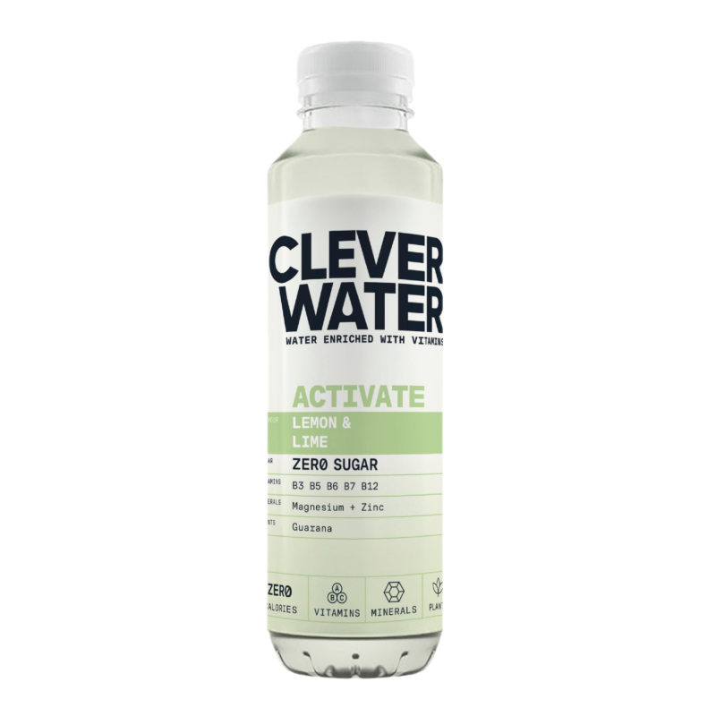 Clever Water Activate Lemon Lime (12 x 50cl PET)