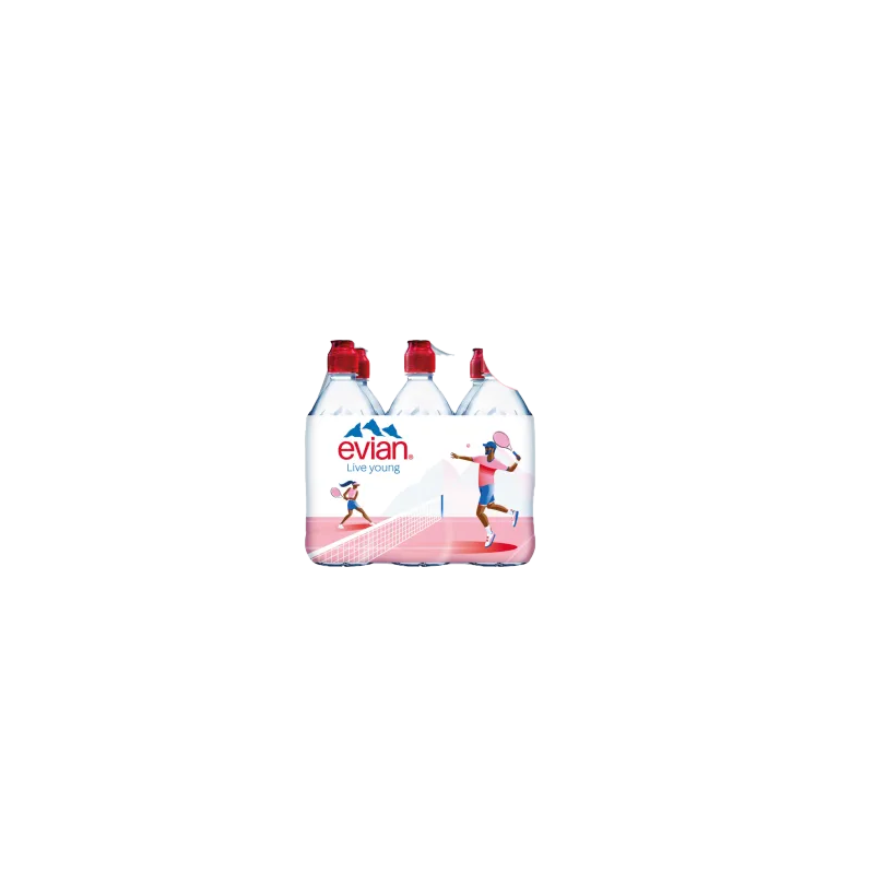 Evian (6 x 75cl PET)