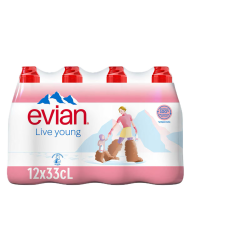 Evian (2 x 12 x 33cl Bouchon Sport)