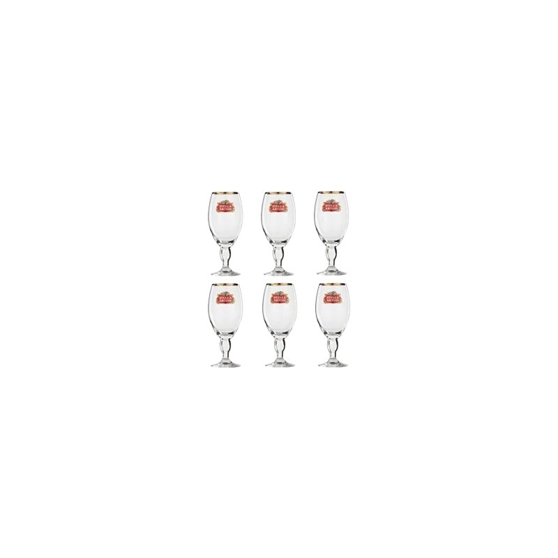 Boîte de 6 verres à bière Stella Artois 25cl