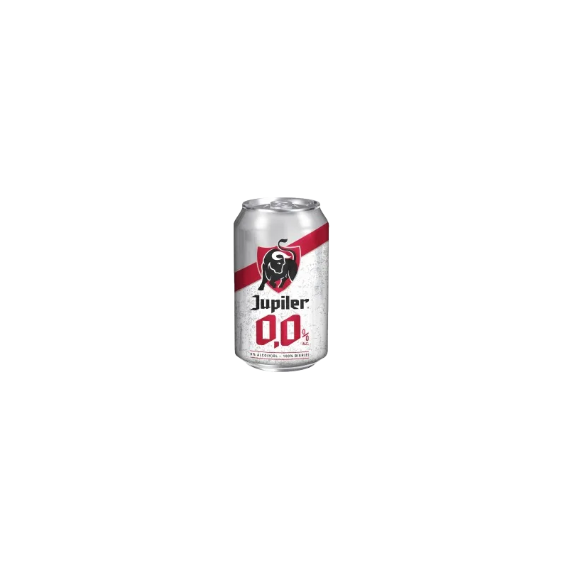 Jupiler 0.0% (4x6x33cl blik)