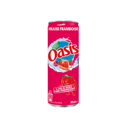 Oasis Fraise-Framboise (24 x 33cl blik)