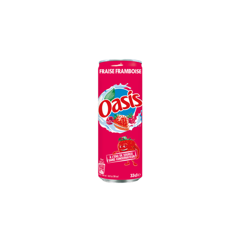 Oasis Fraise-Framboise (24 x 33cl blik)