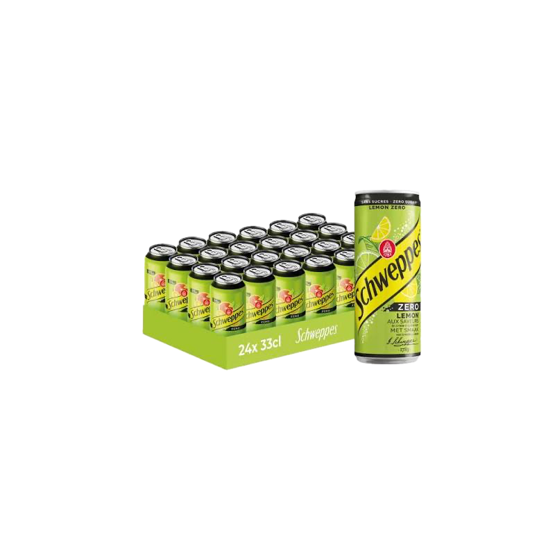 Schweppes Lemon Zéro (24 x 33cl canettes)