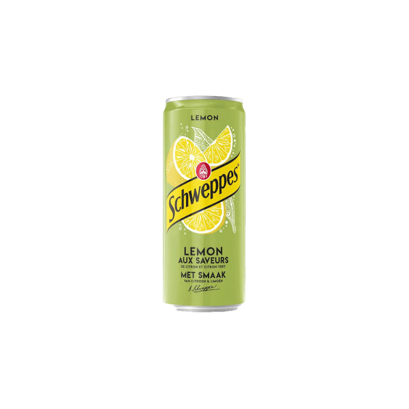 Schweppes Lemon (24 x 33cl canettes)