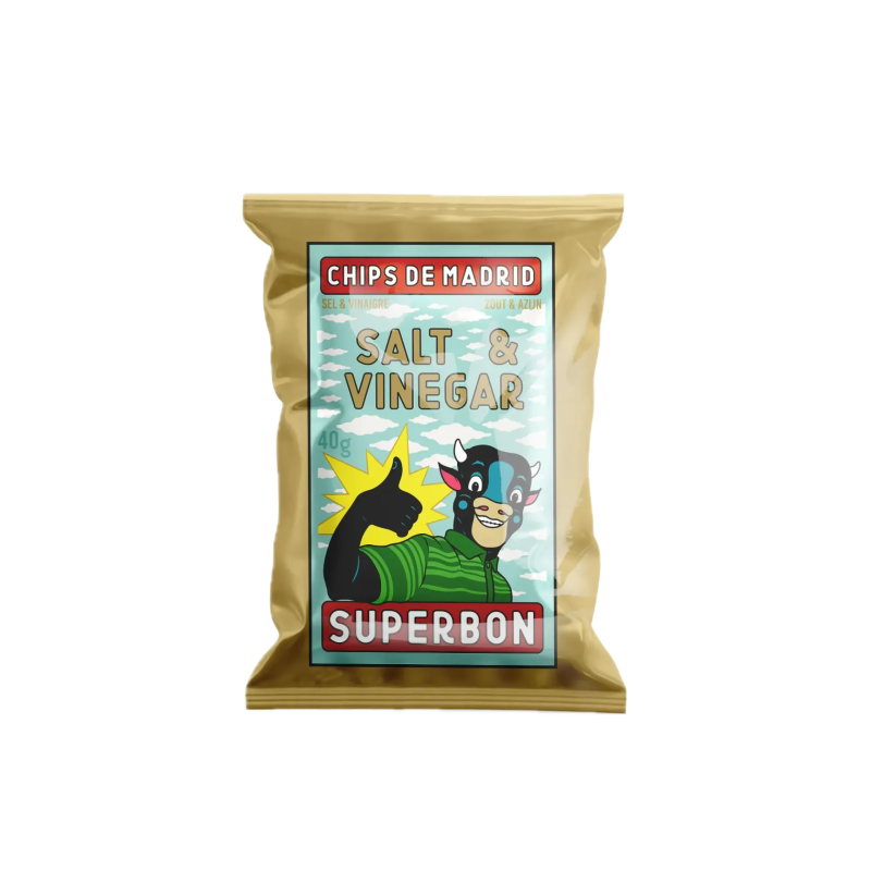 Chips Superbon Sel & Vinaigre 25x40g 