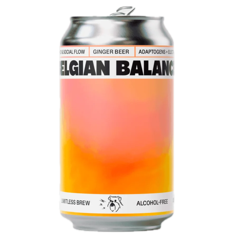 Belgian Balance Ginger Beer - 0,4% (24 x 33cl Canettes)