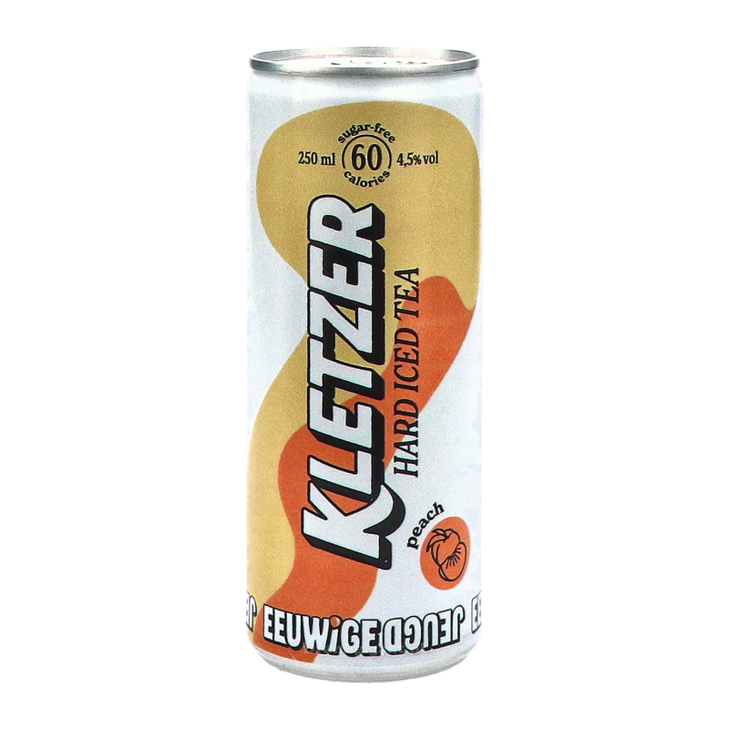 Kletzer Hard Iced Tea Pêche (12 x 33cl blik)