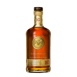 Bacardi Diez 10 ans  40% vol 70cl