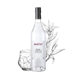 Edmond Briottet Rhum agricole blanc des Antilles francaises 40° 70cl