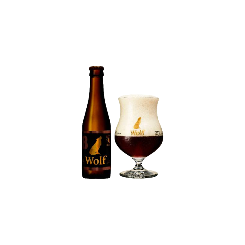 Wolf 8 Brune (Casier de 24 x 33cl)