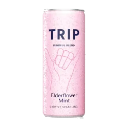 Trip Mindful Blend Elderflower Mint Can (12 x25cl Canettes)