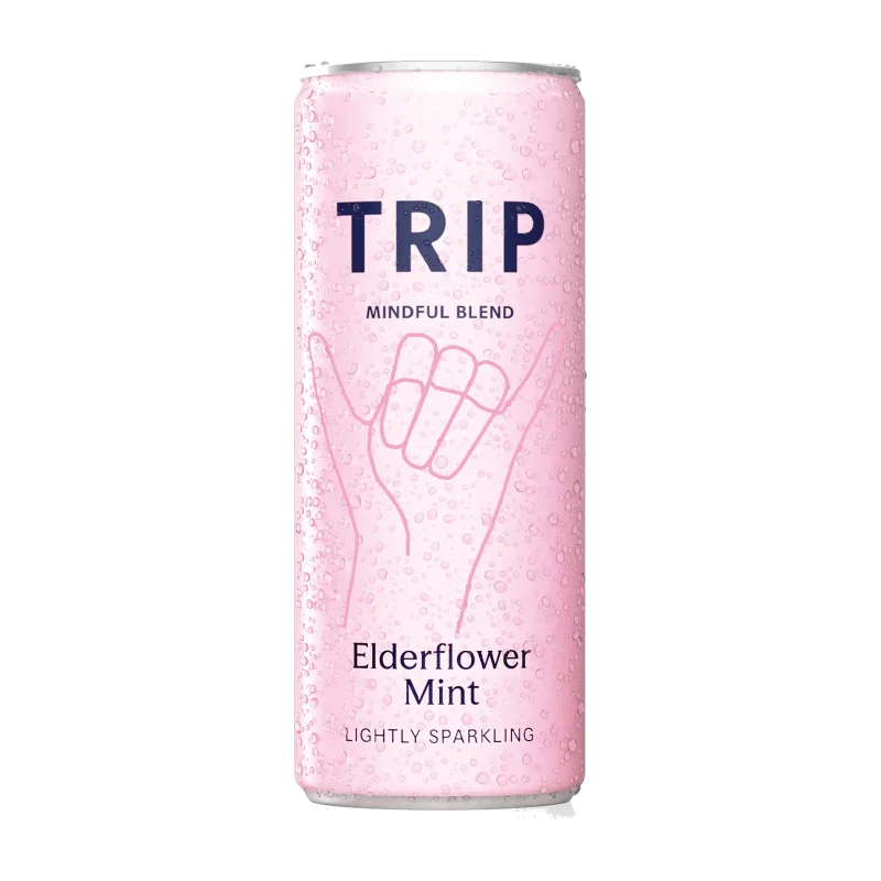 Trip Mindful Blend Elderflower Mint Can (12 x25cl blik)