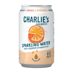 Charlie's Organics Orange - Mandarine (12 x 33cl Cannettes)