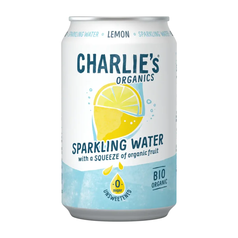 Charlie's Organics Lemon (12 x 33cl Cannettes)