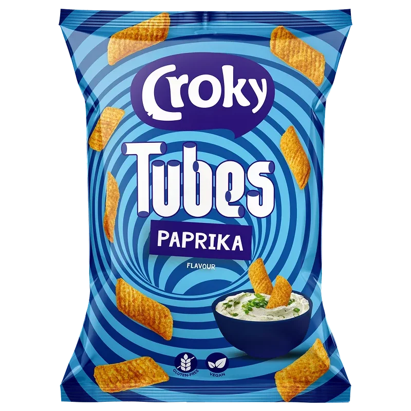 Croky Tubes Nacho Paprika 25x25gr