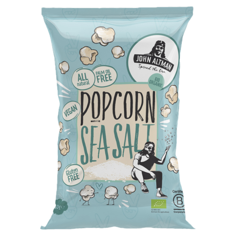 John Altman Popcorn Sea Salt Bio (10 x 60gr)