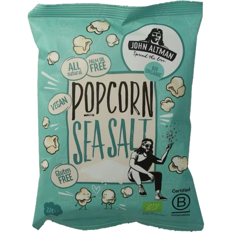 John Altman Popcorn Sea Salt Bio (8 x 22gr)