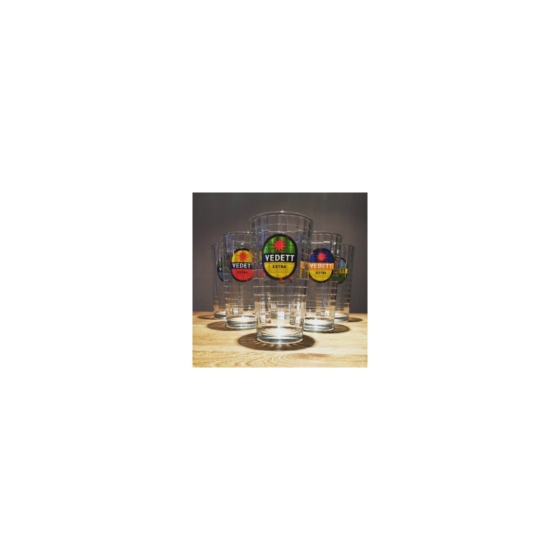 Mise à disposition de 6 verres à bière Vedett